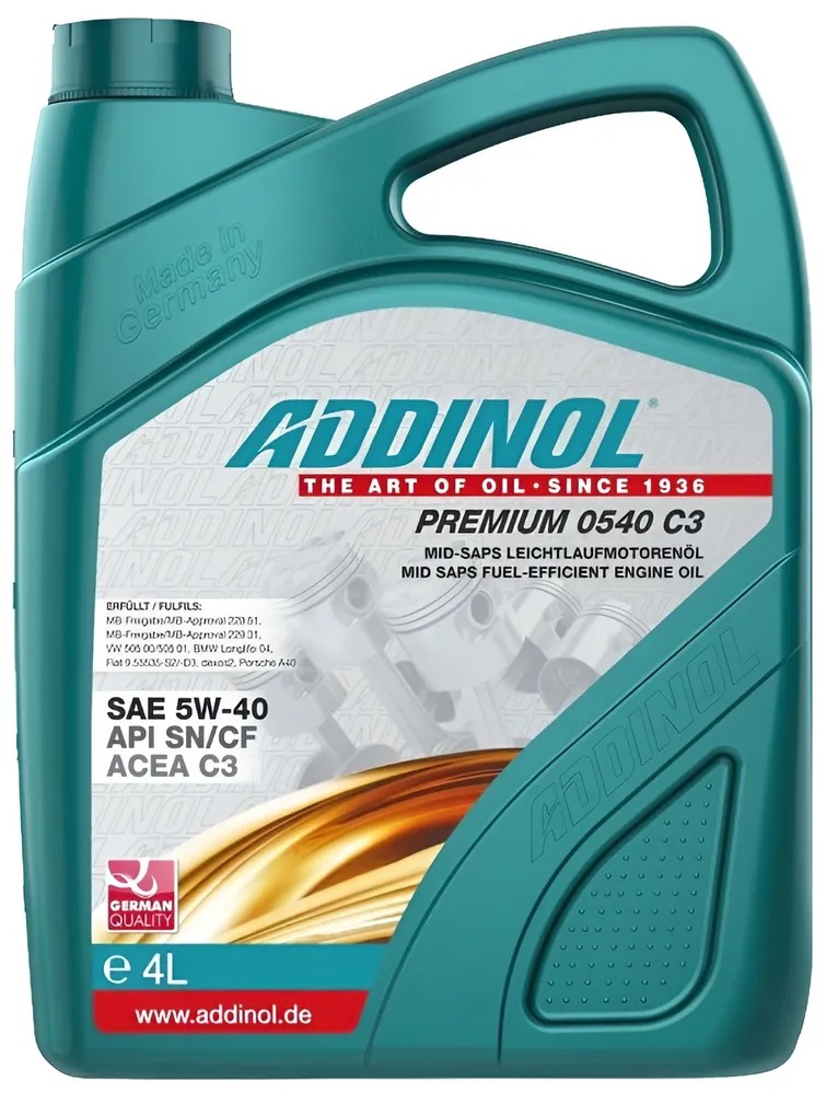 5W-40 Premium 0540 C3