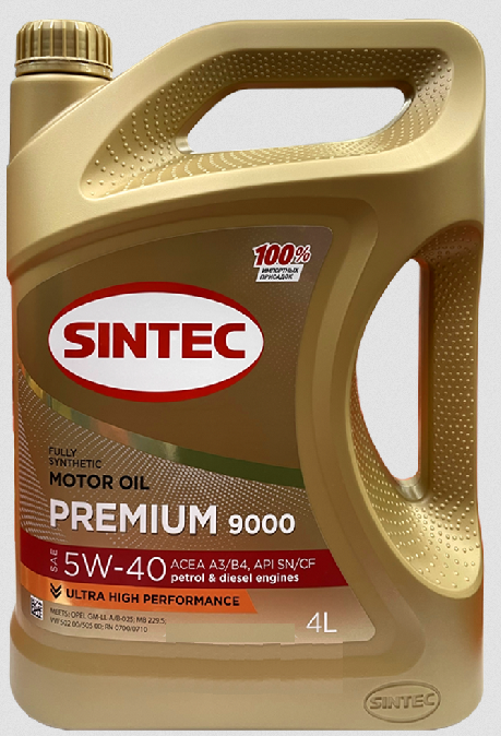 5W-40 Premium 9000 A3/B4
