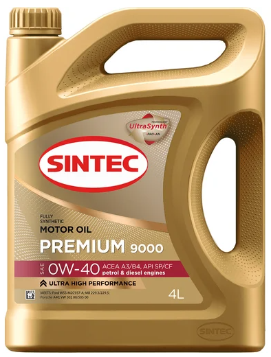0W-40 Premium 9000 A3/B4