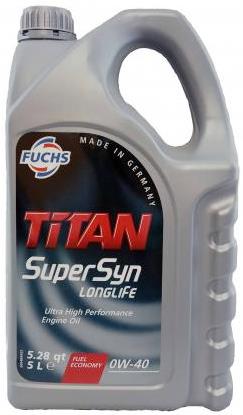 0W-40 A3/B4 TITAN Supersyn Longlife
