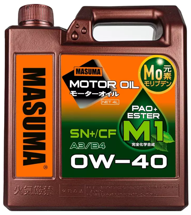0W-40 SN+/CF, A3/B4 M1